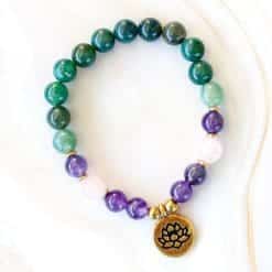wealth and abundance crystal bracelet