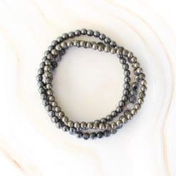 Mini Energy Bracelets- Pyrite, Hematite & Labradorite
