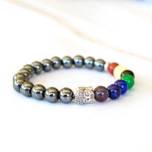 7 chakra buddha bracelet