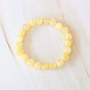 citrine crystal bracelet