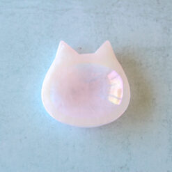 Aura Rose Quartz Cat Trinket Dish | Self-Love • Calm • Radiance