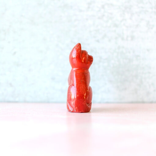 Red Jasper Crystal Cat Figurine | Stability • Strength • Grounding - Image 4