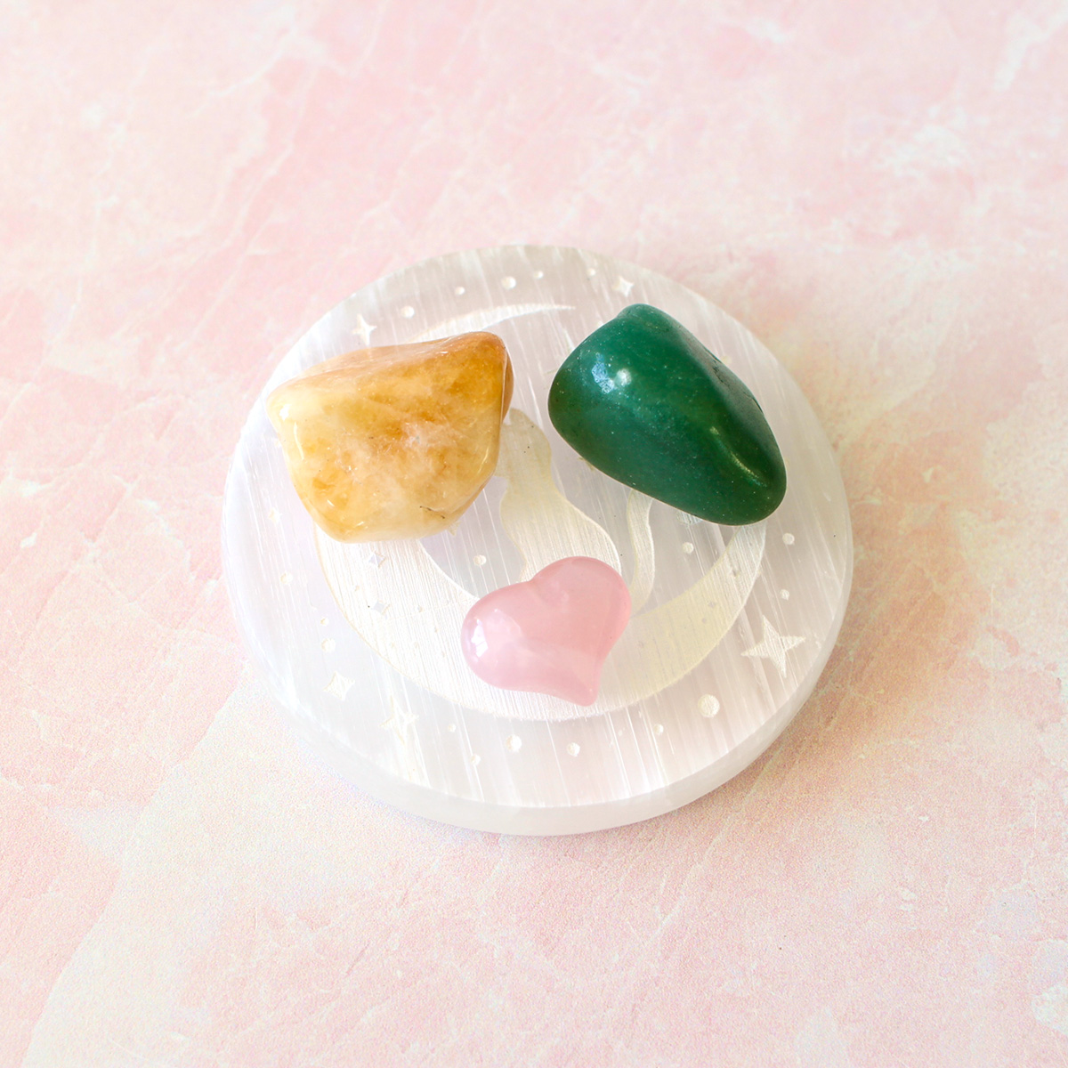 Selenite Charging Plate | Moon Cat - Image 3