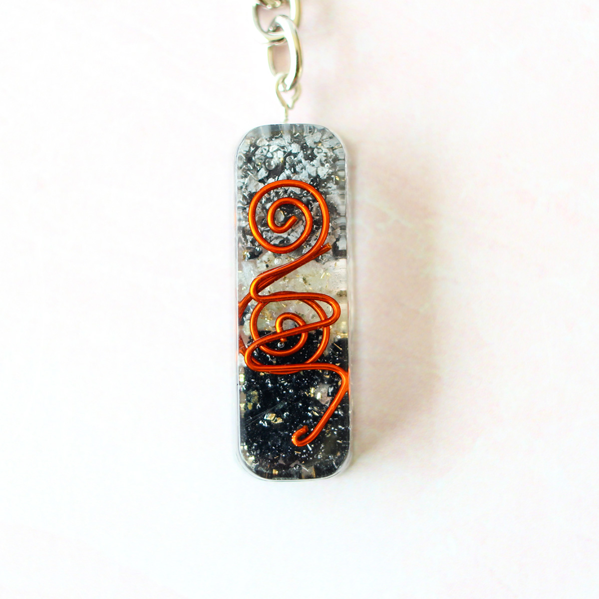 Protect Your Energy Orgonite Keychain - Image 2