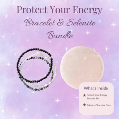 Protect Your Energy Set & Selenite Plate Bundle