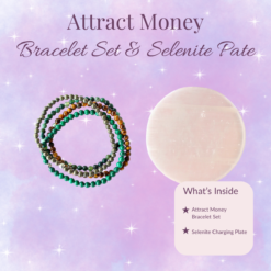Attract Money Crystal Bracelets and Selenite Bundle