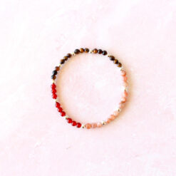Alternative view of Leo Zodiac Sign Crystal Bracelet | Sun, Moon, Rising Signs | 4mm