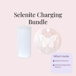 Selenite Harmonizer & Plate Bundle | Charge Your Crystal Bracelets | Butterfly