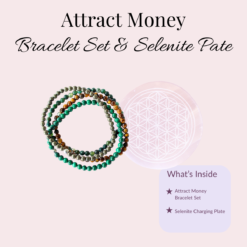 Attract Money Crystal Bracelets and Selenite Bundle