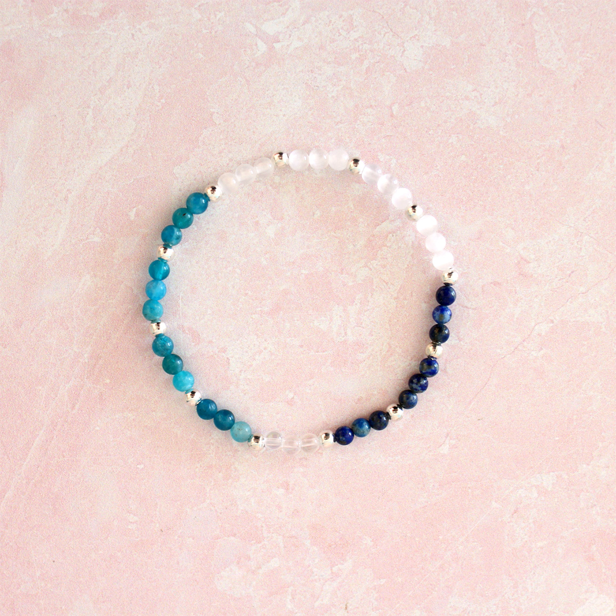 Energy And Metabolism Crystal Bracelet | Dainty 4 MM Beads