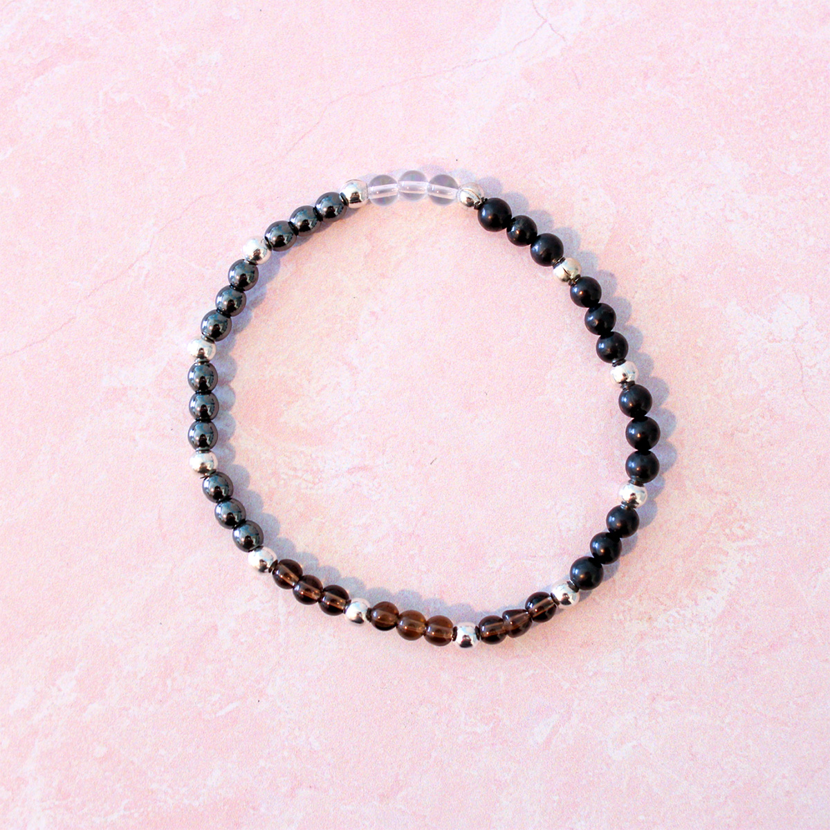 Ground Your Energy Crystal Bracelet | Dainty 4MM Beads