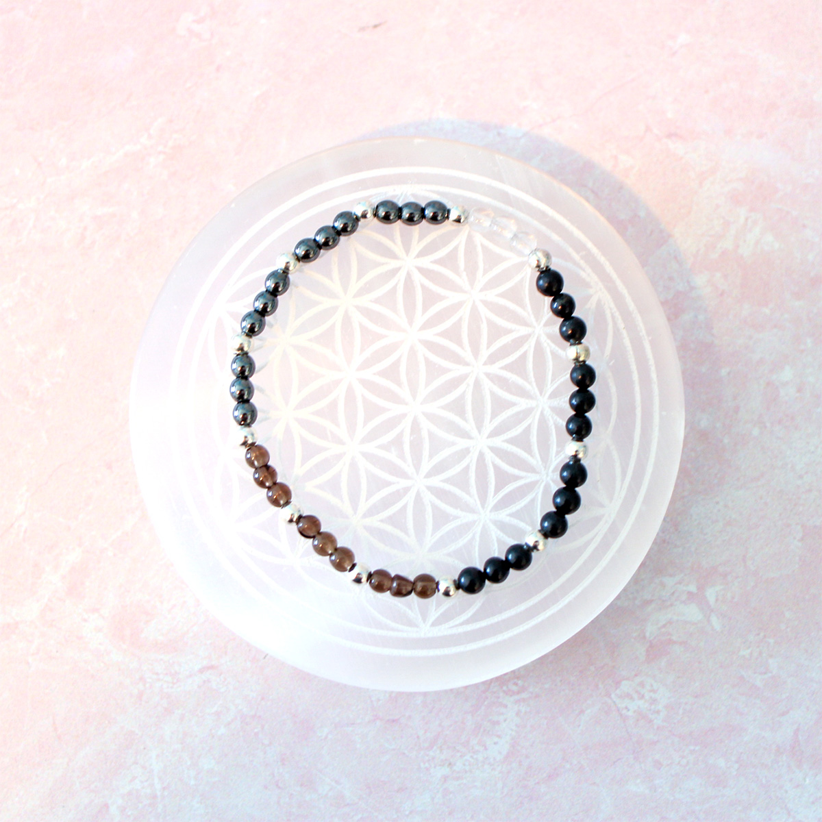 Ground Your Energy Crystal Bracelet | Dainty 4MM Beads - Image 4